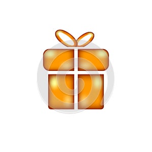 Gift icon on white