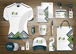 Gift Items business corporate identity, Vector abstract Color promotional souvenirs design with origami elements for diagonal line