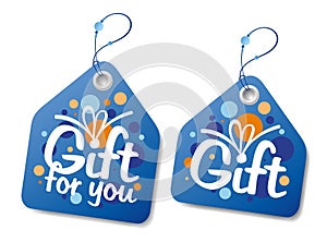 Gift labels.