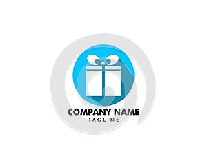 Gift Logo Template vector icon