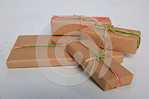 Gift packaging can be of various sizes and colors but the joy of receiving them is always great.