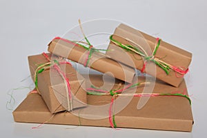 Gift packaging can be of various sizes and colors but the joy of receiving them is always great.