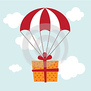 Gift with a parachute
