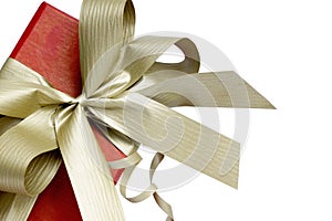 A gift with ribbon.