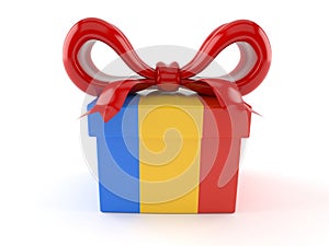 Gift with romanian flag