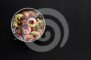 Gift set with assorted Belgian chocolate