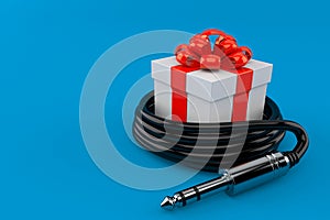 Gift with stereo plug