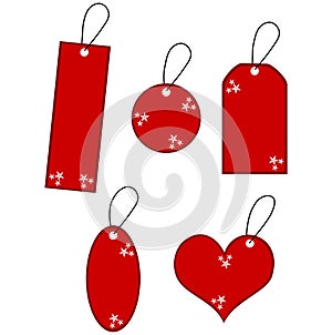 Gift tags illustration