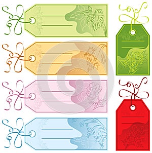 Gift tags, vector