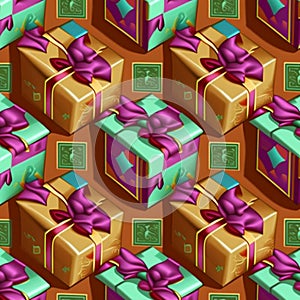 Gift theme pattern