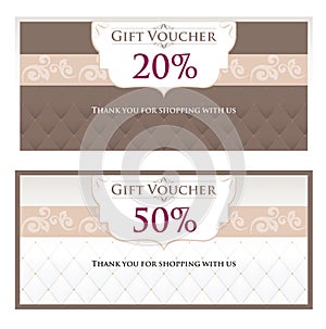 Gift Voucher (gift certificate, coupon) template