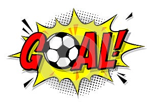 Gift voucher template, vectorComic speech bubble with expression text Goal. Vector