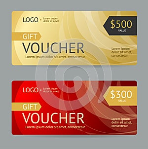 Gift Voucher. Vector