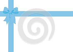 Gift wrap ribbon & bow Baby Blue