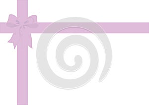 Gift wrap ribbon & bow Lilac