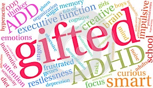 Gifted Word Cloud photo