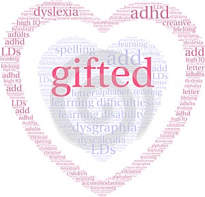 Gifted Word Cloud photo