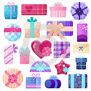 Gifts Boxes And Packages Set