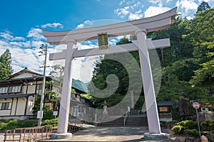 Keta Wakamiya Shrine. a famous historic site in Hida, Gifu, Japan