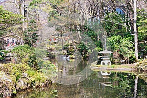 Gifu Park in Gifu, Japan. The Park was opened in 1887