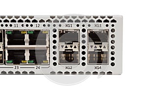 Gigabit Ethernet switch with SFP slot