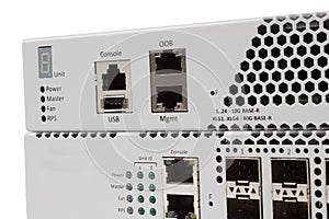 Gigabit Ethernet switch with SFP slot