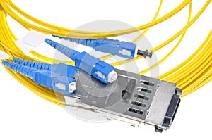 Gigabit Interface Converter with fiber cable photo