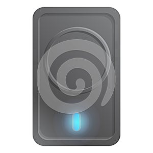 Gigabyte hard drive icon, cartoon style