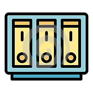 Gigabyte icon vector flat