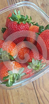 Gigant strawberry from Atibaia photo