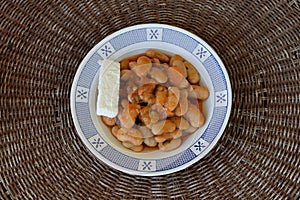 Gigantes beans greek food photo
