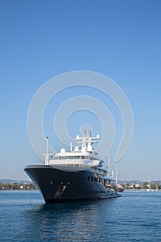 Gigantic big luxury mega or super motor yacht. Investment for mi photo