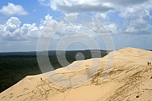 Gigantic Dune de Pyla in Arcachon, France