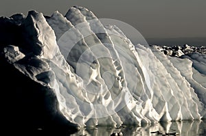 Gigantic ice ripples