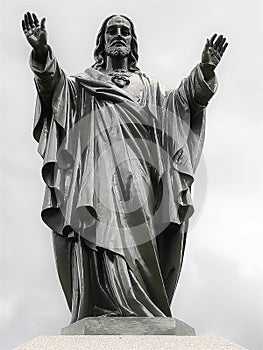 Gigantic statue of Jesus spotted over the town of La Bresse