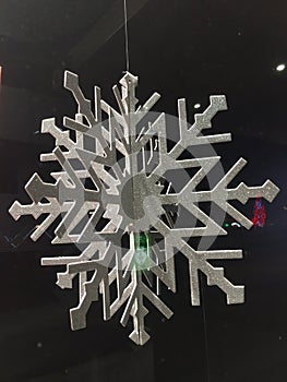 Gigantic styrofoam snowflake - christmas decor