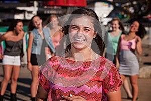 Giggling Teen AGirls