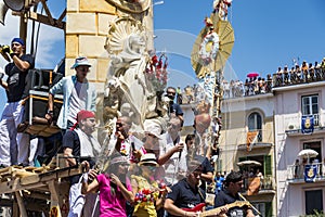 The Gigli Feast in Nola near Neaples, Italy