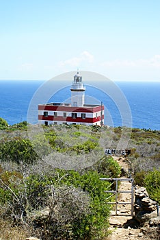 Giglio Island, Tuscany Italy: towards Faro di Capel Rosso Capel Rosso Lighthouse photo