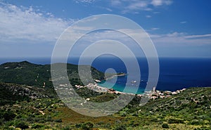 Giglio and Montecristo Island Mountain View, Tuscany, Italy