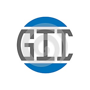 GII letter logo design on white background. GII creative initials circle logo concept. GII letter design