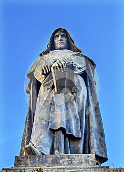 Giiordano Bruno Statue Campo de& x27; Fiori Rome Italy