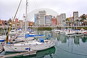 GijÃ³n Harbour, GijÃ³n, Asturias, Spain