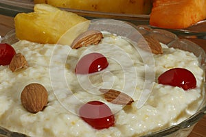 Gil e firdaus is a dessert from India photo