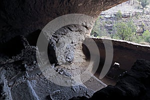 Inside the Gila Cliff Dwellings photo