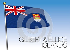 Gilbert and Ellice islands flag photo