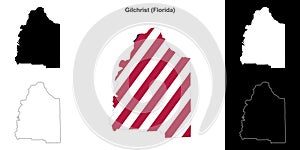 Gilchrist outline map