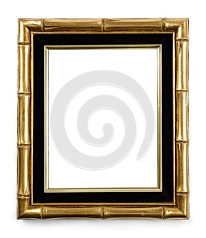 Gilded Bamboo Picture Frame photo