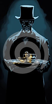 The Gilded Butler: A Noir Comic Masterpiece By Mike Mignola photo