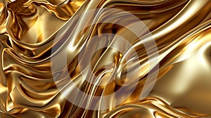 Gilded Opulence: Luxury Gold Abstract Background